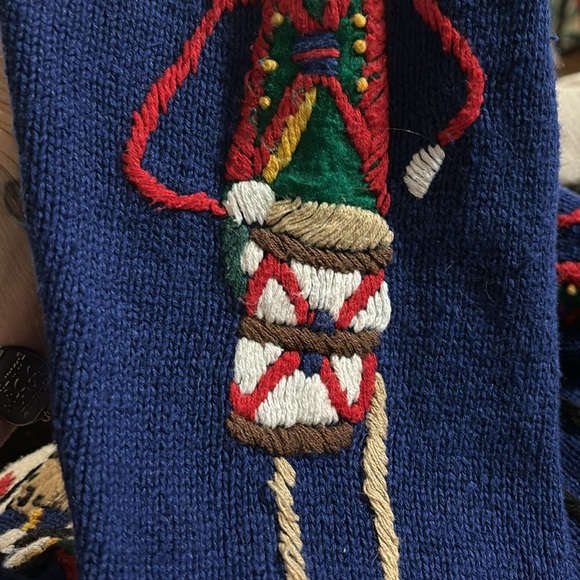 SEGUE women’s size Large Nutcracker sweater/cardigan. Christmas. - Picture 6 of 8